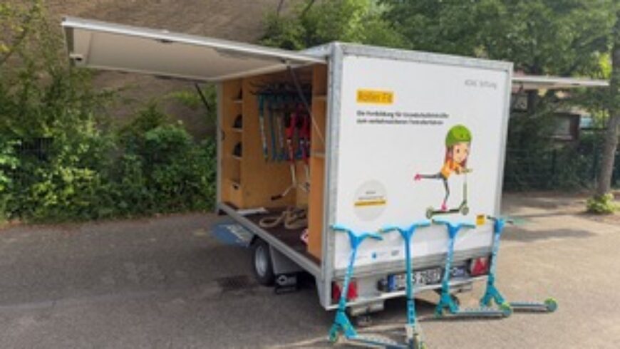 Rollermobil zu Besuch
