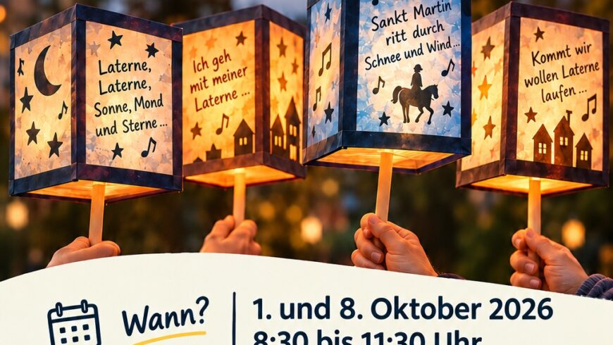 Wir basteln Elternlaternen