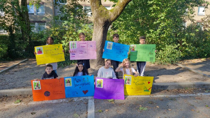 Vorstellung der Schüler und Schülerinnen für das Garather Kinderparlament